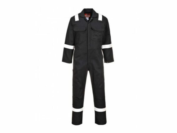 PW450B | PORTWEST BIZ5 BIZWELD IONA Flame Resistant Coverall Black