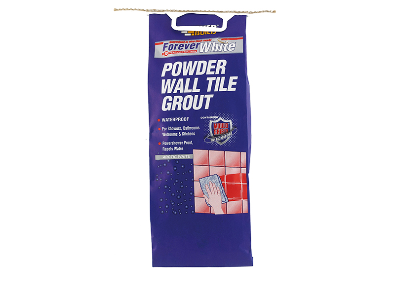 Evbfwgrout3 Everbuild Forever White Powder Wall Tile Grout 3kg S10 Supplies 3138