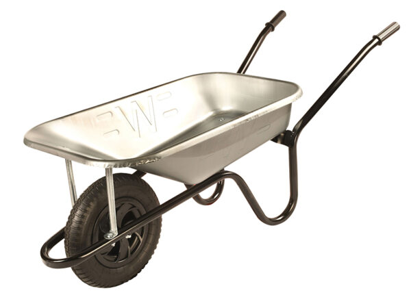 WALCGVP | Walsall 85L Galvanised Heavy-Duty Builders Wheelbarrow - S10 ...