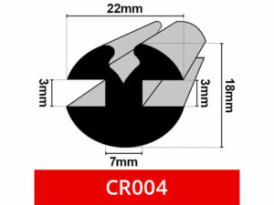 CR004 | 3 x 3mm Claytonrite glazing seal (Sold per metre)