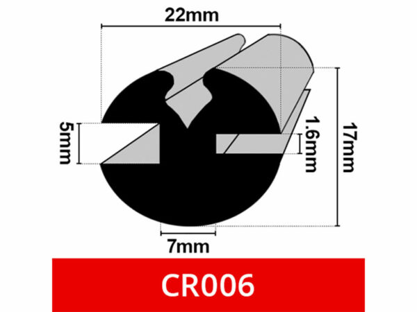 CR006 | 5 x 1.6mm Claytonrite glazing seal (Sold per metre)