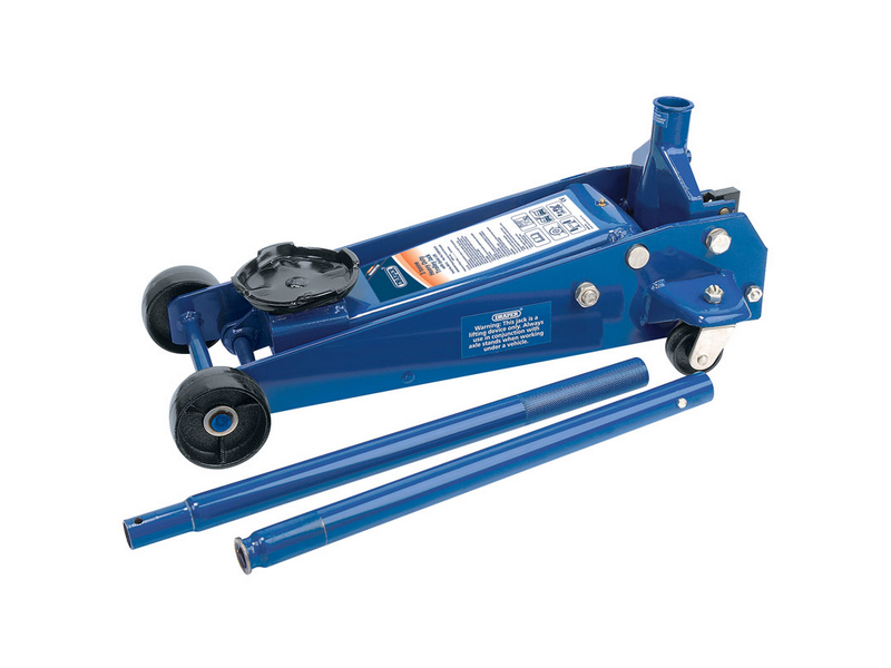 DR53089 | DRAPER Garage Trolley Jack, 3 Tonne - S10 Supplies