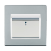 HAMILTON HARTLAND CFX HOTEL KEY CARD SWITCH WITH BLUE LED LOCATOR Bright Chrome White