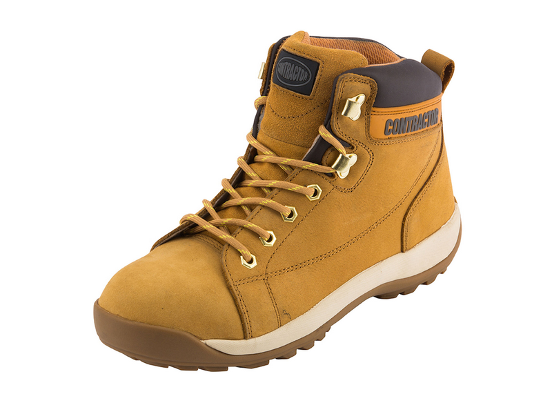 PS810 | CONTRACTOR 810 NUBUCK SAFETY BOOTS HONEY - S10 Supplies