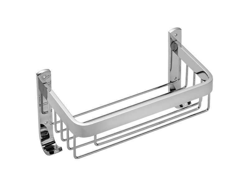 QM770341MTL | Metlex Aluminium Large Chrome Basket - S10 Supplies